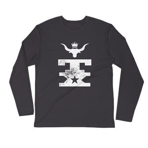 TX Longhorn King Unisex Long Sleeve Fitted Crew